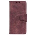 Vintage Series Samsung Galaxy A50 Wallet Case - Wijnrood