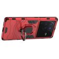 Vivo X80 Pro Hybrid Case met Ringhouder - Rood