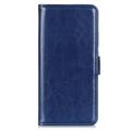 Vivo X80 Pro Wallet Hoesje met Magnetische Sluiting - Blauw