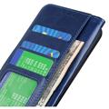 Vivo X80 Pro Wallet Hoesje met Magnetische Sluiting - Blauw