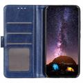 Vivo X80 Pro Wallet Hoesje met Magnetische Sluiting - Blauw