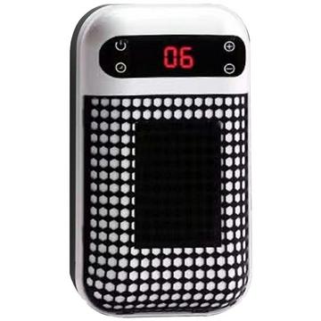 Mini ventilatorkachel voor wandmontage - 500W - Wit