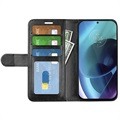 Motorola Moto G71 5G Wallet Case met Magnetische Sluiting - Zwart