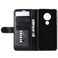 Nokia 6.2/7.2 Wallet Case met Magnetische Sluiting - Zwart