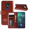 Nokia 6.2/7.2 Wallet Case met Magnetische Sluiting - Bruin