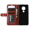 Nokia 6.2/7.2 Wallet Case met Magnetische Sluiting - Bruin