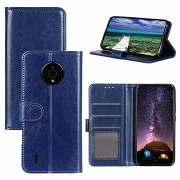 Nokia C200 Wallet Case met Magnetische Sluiting - Blauw