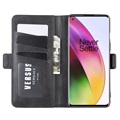 OnePlus 8 Wallet Case met Magnetische Sluiting - Zwart