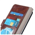 OnePlus Nord CE 2 Lite 5G Wallet Case met Magnetische Sluiting - Bruin