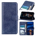 Samsung Galaxy A21s Wallet Case met Magnetische Sluiting - Blauw