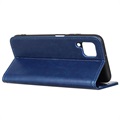 Samsung Galaxy A42 5G Wallet Case met Magnetische Sluiting - Blauw