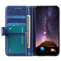 Samsung Galaxy A52 5G, Galaxy A52s Portemonnee Hoesje met Magnetische Sluiting - Blauw