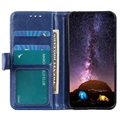Samsung Galaxy A72 5G Wallet Case met Magnetische Sluiting - Blauw
