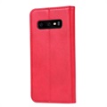 Samsung Galaxy S10 Wallet Case met standaardfunctie - Rood