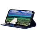 Samsung Galaxy S22 5G Portemonnee Hoesje met Standaardfunctie - Blauw