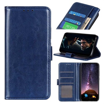 Sony Xperia 1 II Wallet Case met Magnetische Sluiting - Blauw