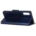 Sony Xperia 5 II Wallet Case met Magnetische Sluiting - Blauw