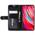 Xiaomi Redmi Note 8 Pro Wallet Case met Magnetische Sluiting - Zwart