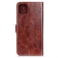 iPhone 12/12 Pro Wallet Case met Magnetische Sluiting - Bruin