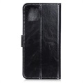 iPhone 12 mini Wallet Hoesje met Magnetische Sluiting - Zwart