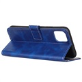 iPhone 12 mini Wallet Hoesje met Magnetische Sluiting - Blauw