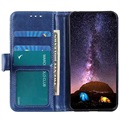 iPhone 13 Mini Wallet Hoesje met Magnetische Sluiting - Blauw