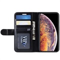 iPhone 11 Pro Max Wallet Hoesje met Magnetische Sluiting - Zwart