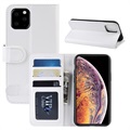 iPhone 11 Pro Max Wallet Hoesje met Magnetische Sluiting - Wit