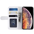 iPhone 11 Pro Max Wallet Hoesje met Magnetische Sluiting - Wit