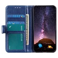 iPhone 14 Pro Wallet Case met Standaardfunctie - Blauw