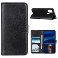 OnePlus Nord N100 Wallet Case met standaardfunctie - Zwart