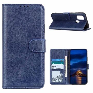 OnePlus Nord N100 Wallet Case met standaardfunctie - Blauw