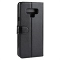 Samsung Galaxy Note9 Portemonnee Hoesje met Standaardfunctie - Zwart