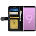 Samsung Galaxy Note9 Portemonnee Hoesje met Standaardfunctie - Zwart