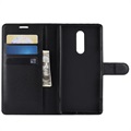 Sony Xperia 1 Wallet Case met Standaardfunctie - Zwart