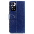 Xiaomi Redmi Note 11 Pro/Note 11 Pro+ Wallet Case met standaardfunctie - Blauw