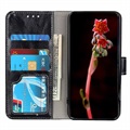 iPhone 12 Pro Max Wallet Case met standaardfunctie - Zwart
