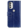 Motorola Moto G51 5G Wallet Case met Magnetische Sluiting - Blauw