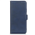 Motorola Moto G9 Plus Wallet Case met Magnetische Sluiting - Donkerblauw