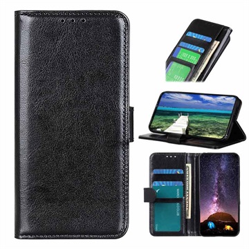 Nokia G21/G11 Wallet Case met Magnetische Sluiting - Zwart