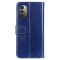 Nokia G21/G11 Wallet Case met Magnetische Sluiting - Blauw