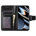 Oppo Find X5 Pro Wallet Hoesje met Magnetische Sluiting - Zwart