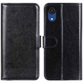Samsung Galaxy A03 Core Wallet Hoesje met Magnetische Sluiting - Zwart