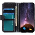 Samsung Galaxy A22 5G, Galaxy F42 5G Portemonnee Hoesje met Magnetische Sluiting - Zwart