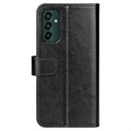 Samsung Galaxy M13 Wallet Case met Magnetische Sluiting - Zwart