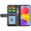 Samsung Galaxy M13 Wallet Case met Magnetische Sluiting - Zwart