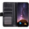 Samsung Galaxy S22 Ultra 5G Wallet Case met Magnetische Sluiting - Zwart