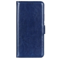 iPhone 15 Portemonnee Hoesje met Magnetische Sluiting - Blauw