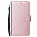 Samsung Galaxy S10e Wallet Case met standaardfunctie - Rose Gold
