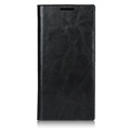 Samsung Galaxy Note20 Ultra Wallet Leren Hoesje met Standaard - Zwart